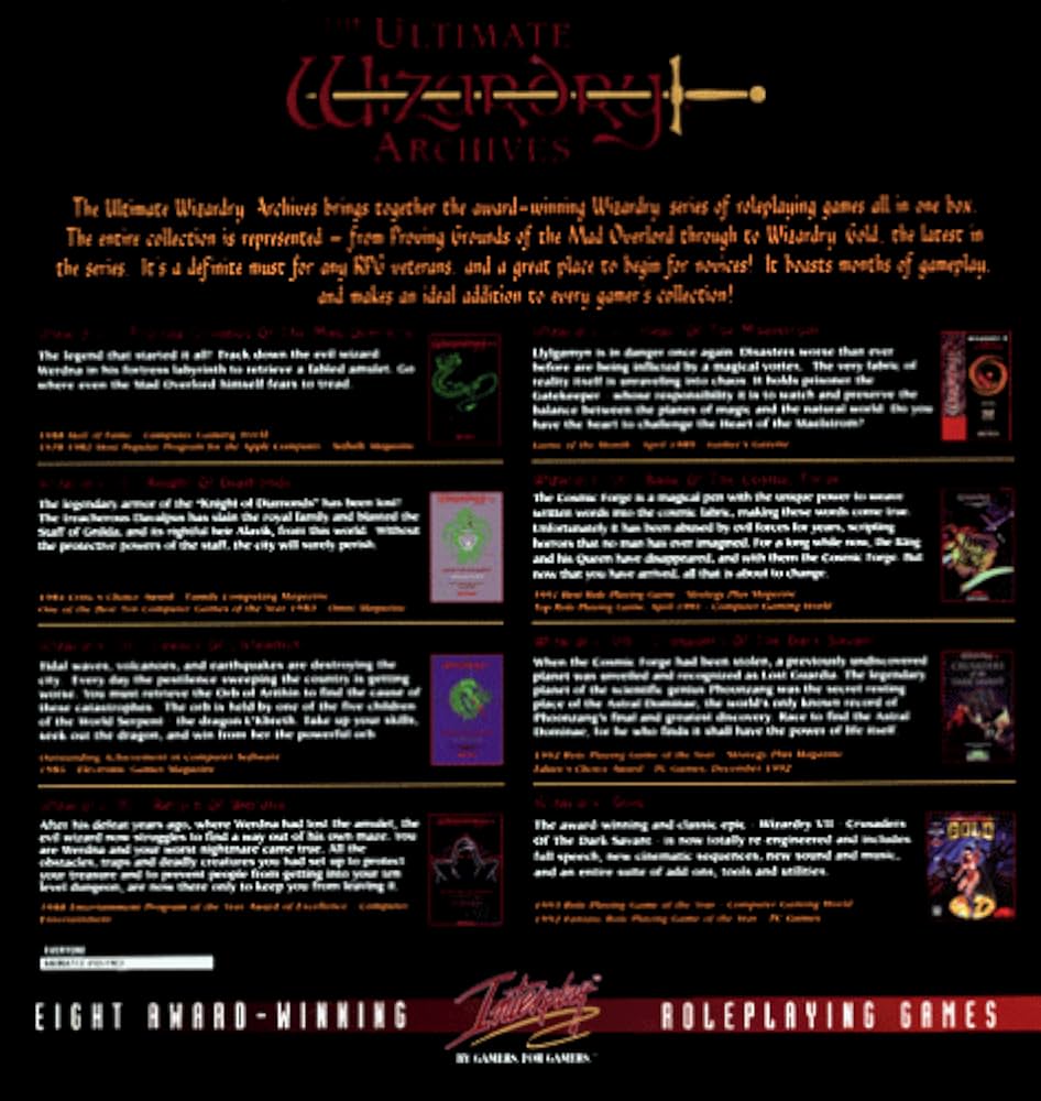 Amazon.co.jp: The Ultimate Wizardry Archives (輸入版) : ゲーム