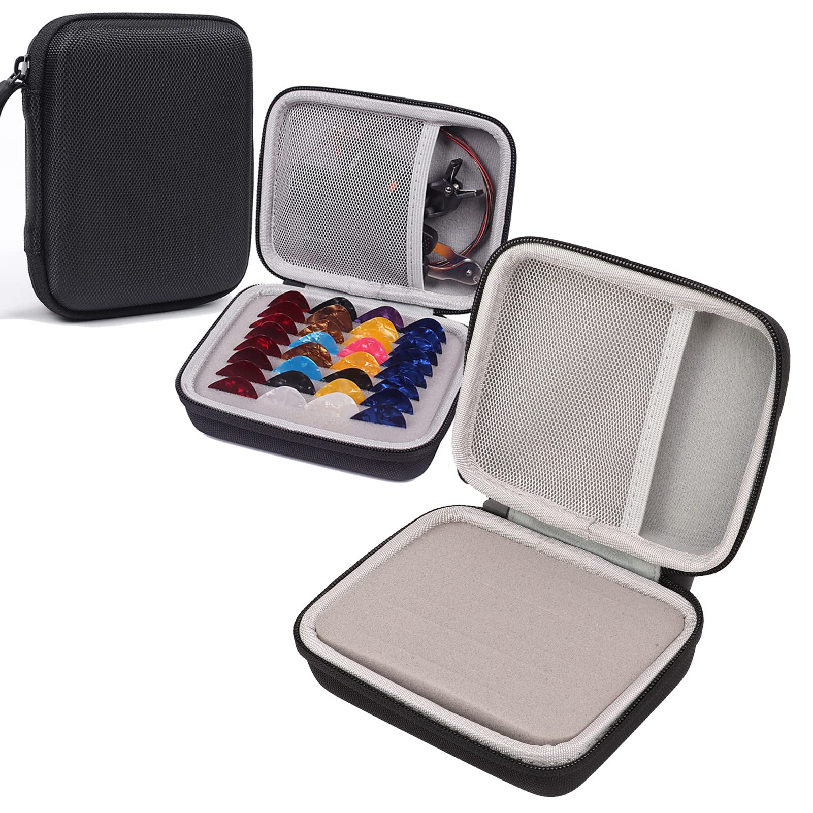 Amazon | ギターピックホルダーケース、カポストリングショルダー