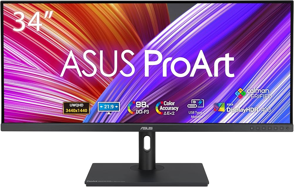 Amazon.co.jp: ASUS ウルトラワイドモニター ProArt PA348CGV 34インチ