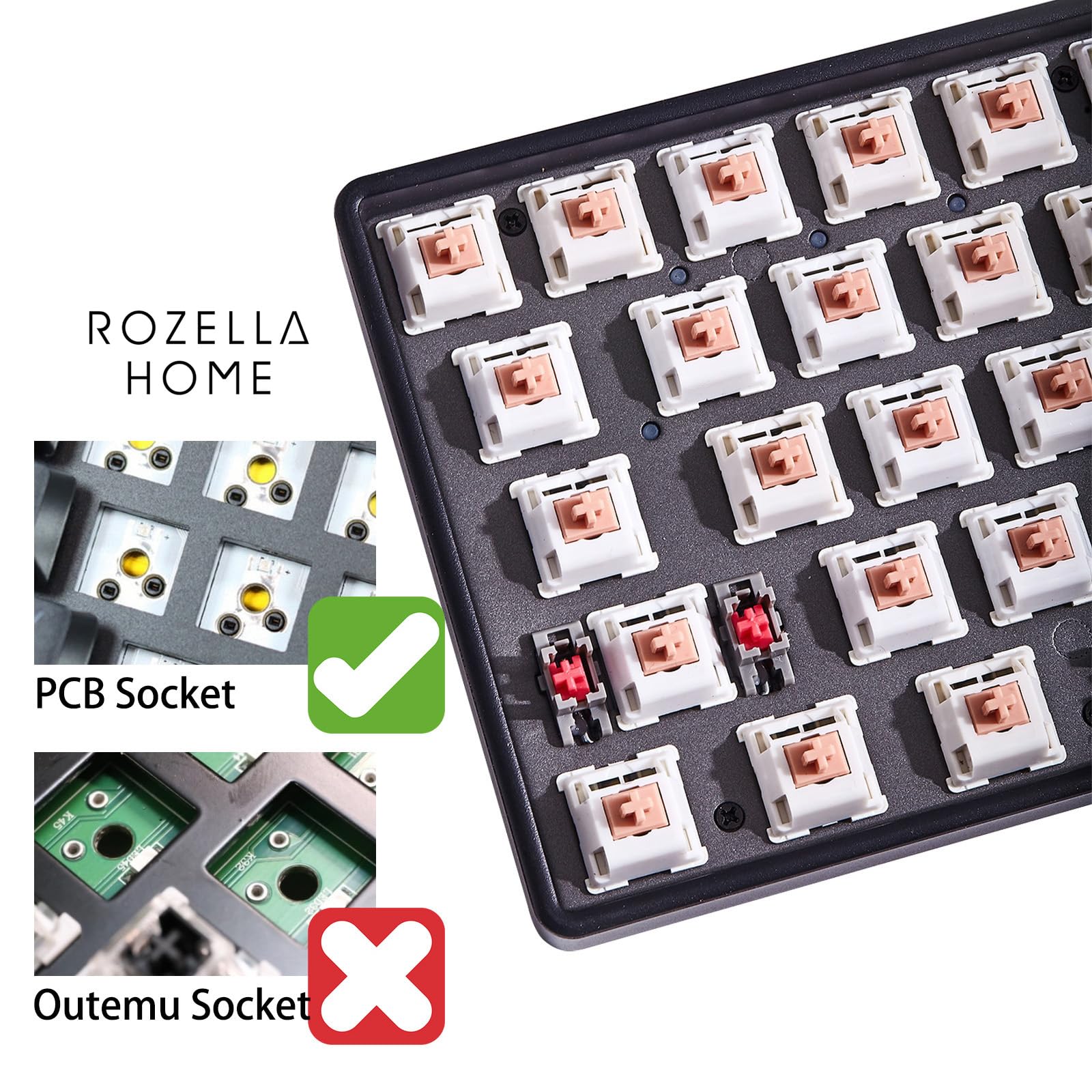 Amazon.com: Holy Panda Mechanical Keyboard Switch, 3Pin Pre Lubed