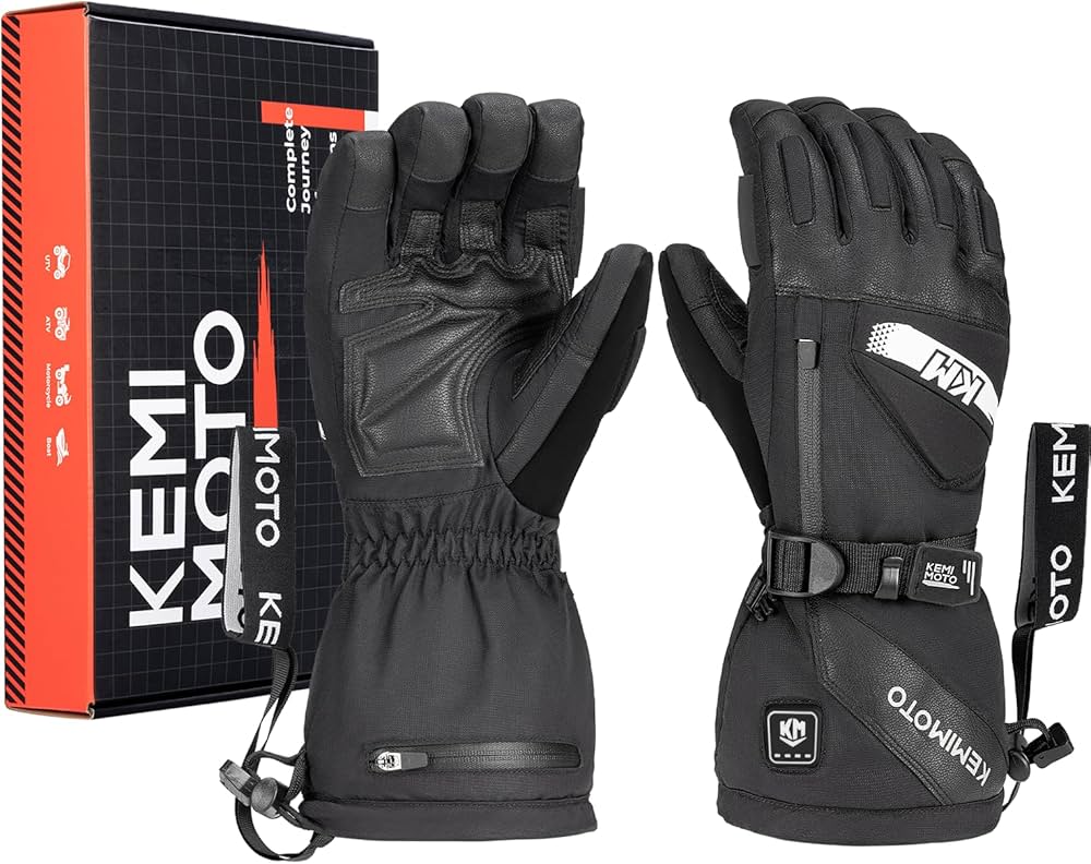 Amazon.co.jp: 【usb給電・残量表示】KEMIMOTO 電熱グローブ バイク