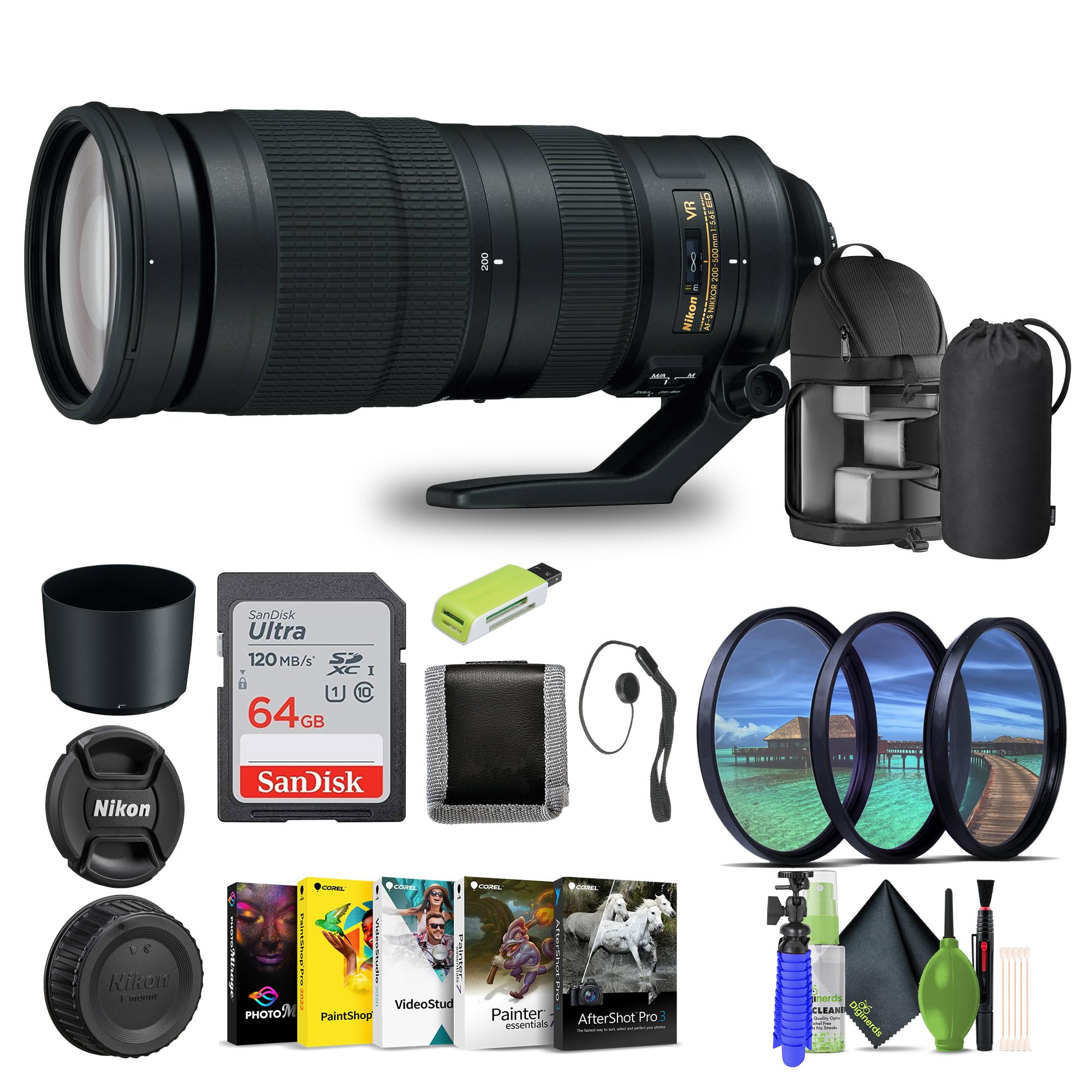 Amazon.co.jp: Nikon - AF-S NIKKOR 200-500mm f/5.6E ED VR Super