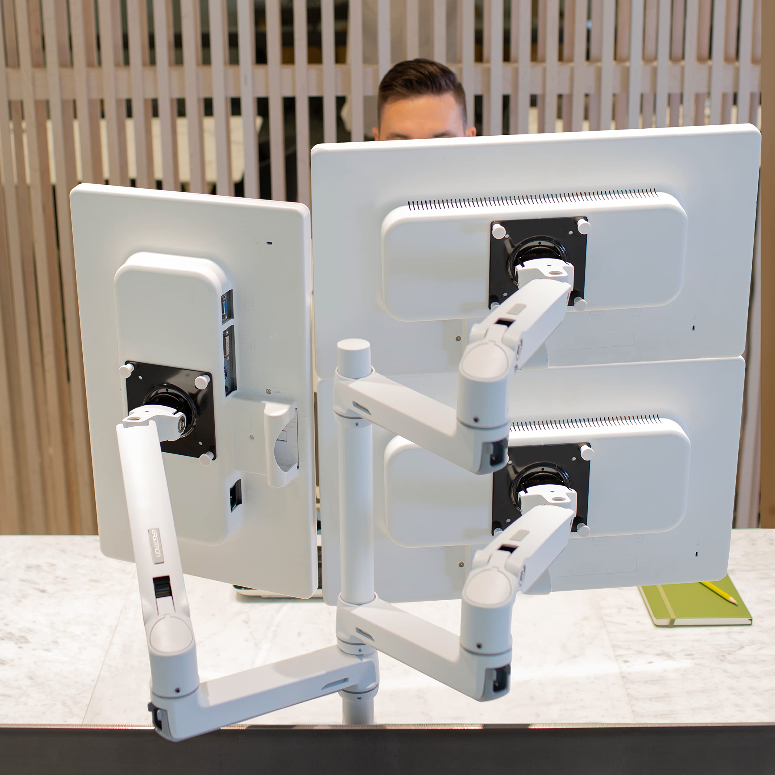 Amazon.com: Ergotron – LX Monitor Arm, Extension, and Collar Kit