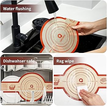 Silicone Sourdough Bread Sling Mat - 2Set Round Dough Baking