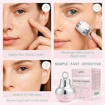 Amazon.com: iSZEYU Pro Xylane Electric Massage Eye Cream with Red