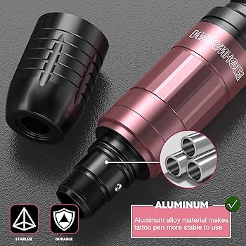 Amazon | ワームホール タトゥーガンキット ワイヤレスタトゥー マシン