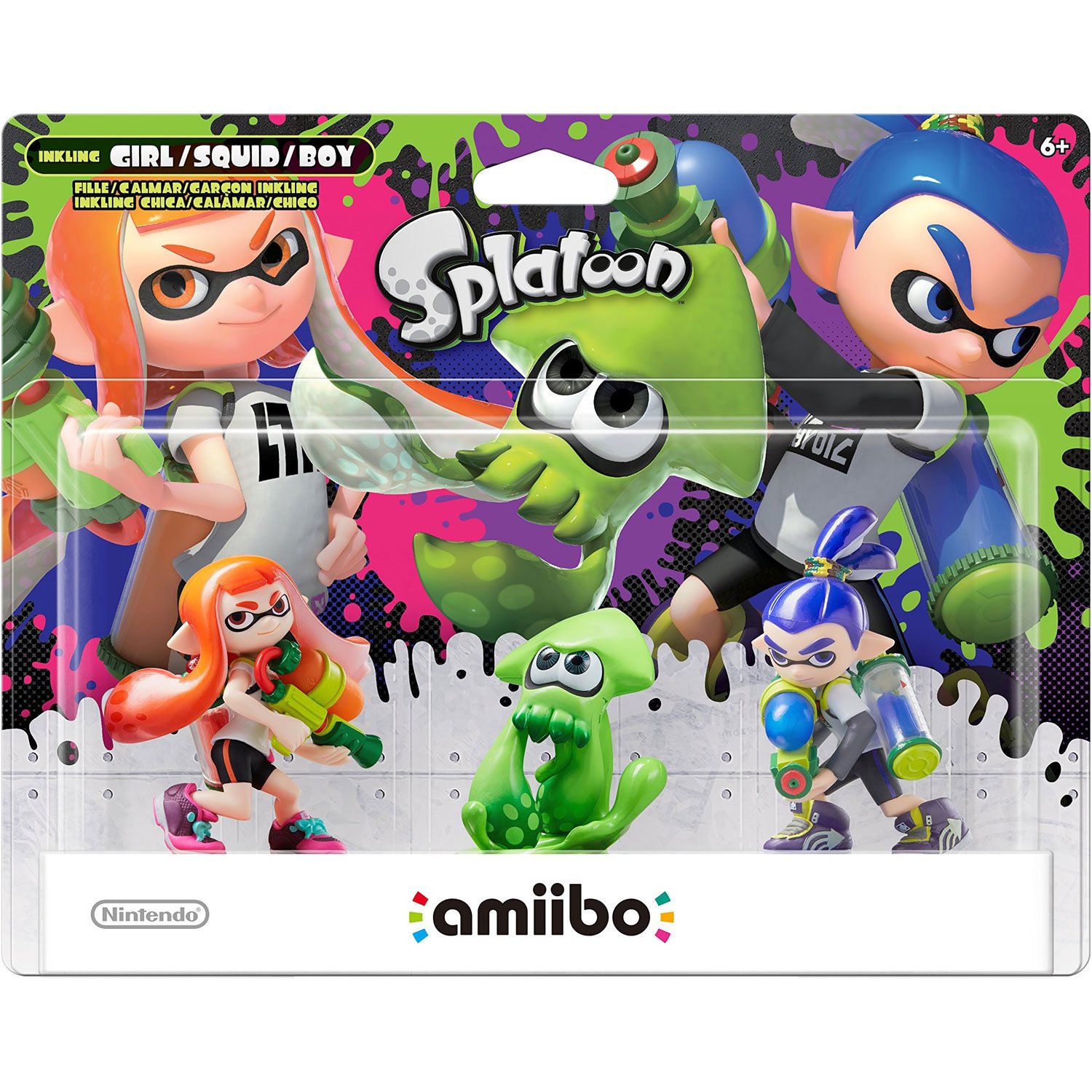 スプラトゥーン amiibo 限定カラー 3体