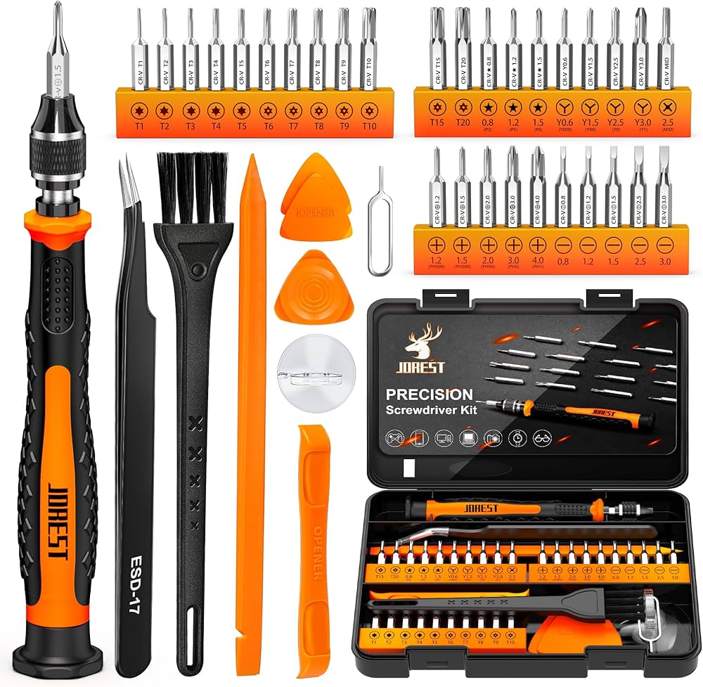 Amazon | JOREST 精密ドライバーセット,40個DIY工具, 三角/Y型 CRV