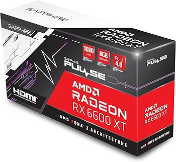 Amazon.com: Sapphire 11309-03-20G Pulse AMD Radeon RX 6600 XT