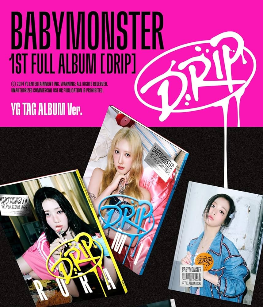BABYMONSTER - BABYMONSTER 1st FULL ALBUM [DRIP (YG TAG ALBUM Ver
