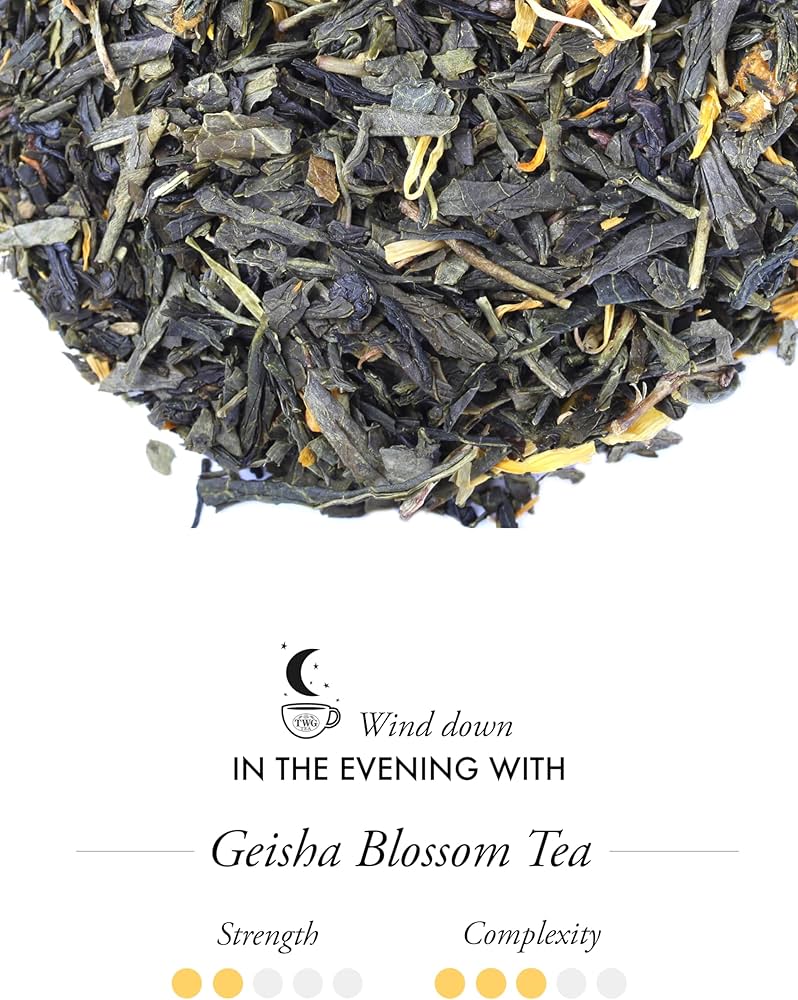 Amazon.co.jp: 【TWG Tea】Geisha Blossom Tea｜ティーバッグ 2.5g×15
