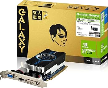 Amazon | 玄人志向 GALAXY ビデオカード Geforce GT740搭載 GF-GT740