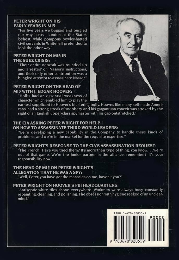 Spy Catcher: The Candid Autobiography of a Senior Intelligence