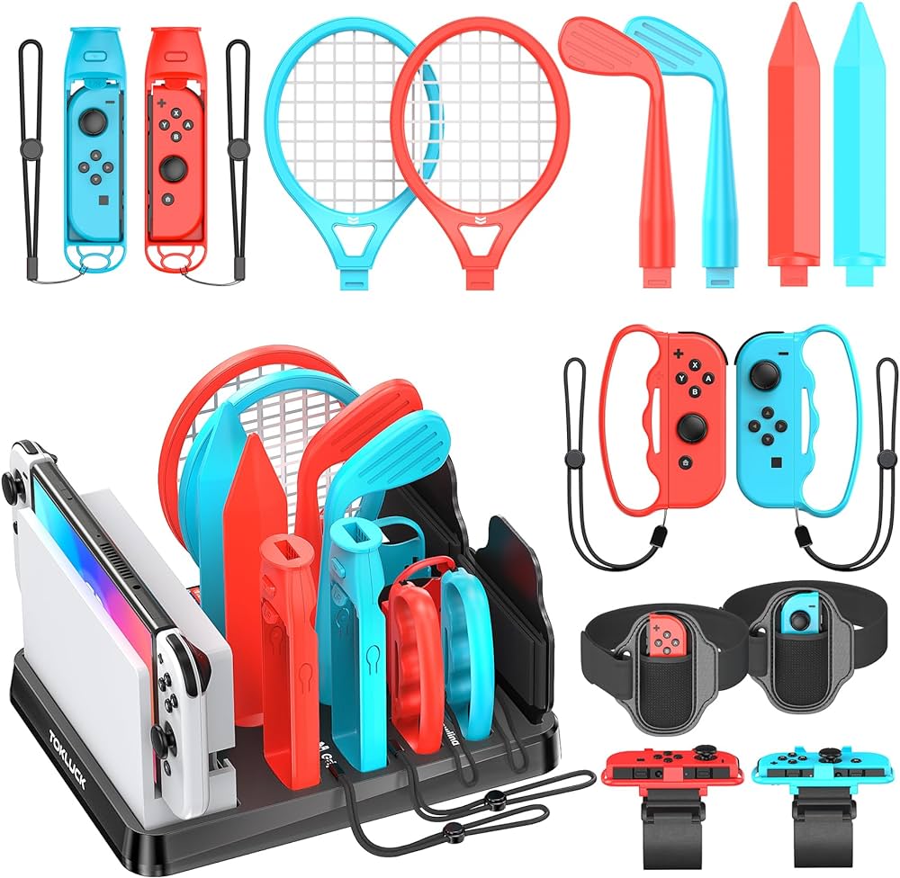 Amazon.com: Switch Sports Accessories Kit with Storage Station