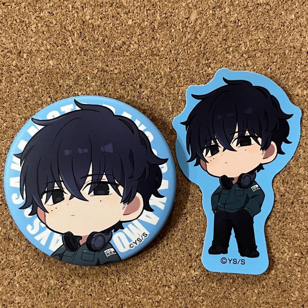 Amazon.co.jp: サカモトデイズ 勢羽夏生 ステッカー 缶バッジ SAKAMOTO