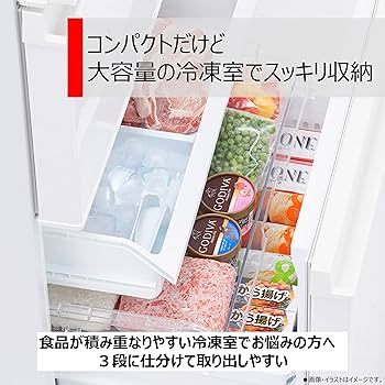 Amazon | TOSHIBA(東芝) 冷蔵庫 幅60.0㎝ 356L GR-V36SC(KZ) 3ドア 右