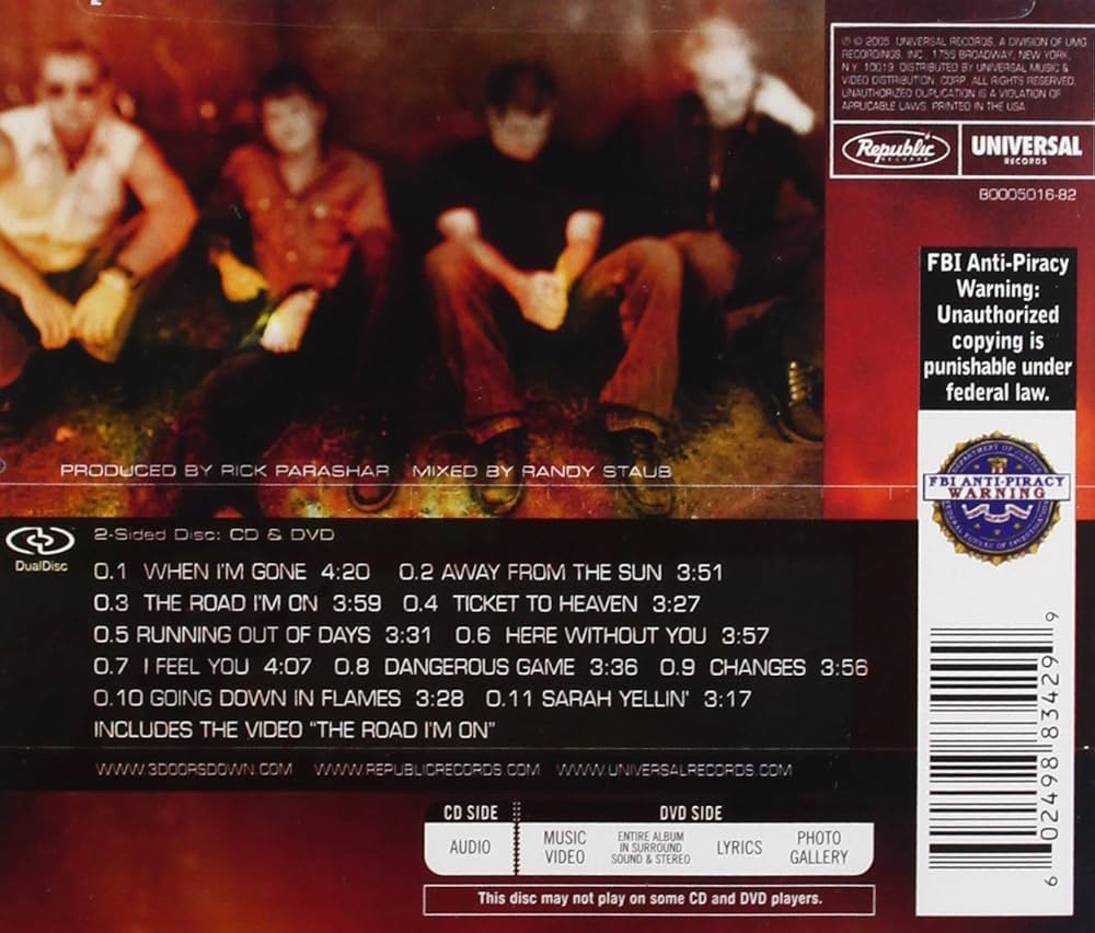 3 DOORS DOWN - Away From Sun - Amazon.com Music