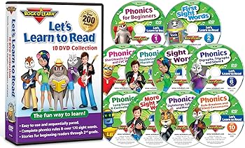 Amazon.com: Let's Learn to Read 10 DVD Collection by Rock 'N Learn