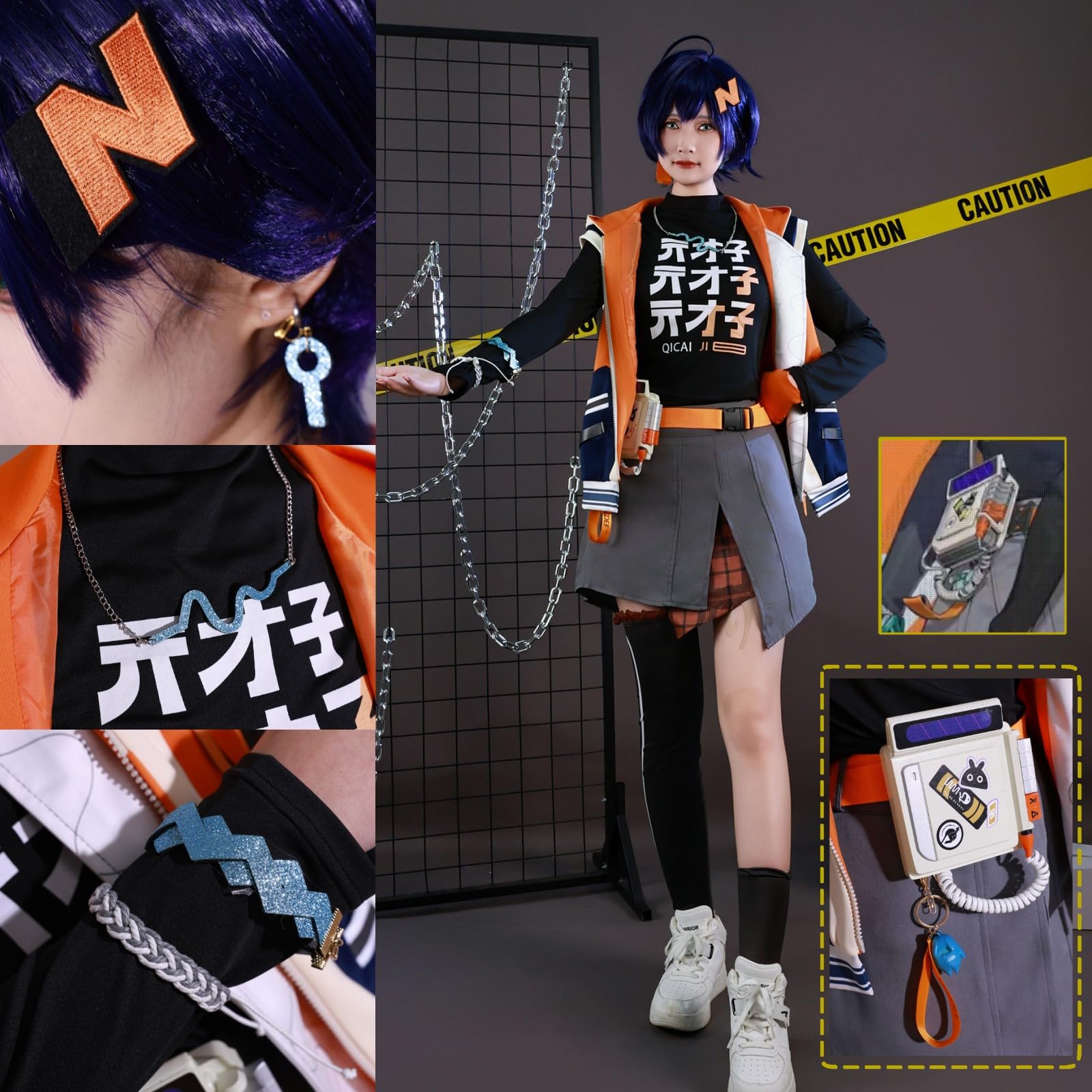 Amazon.co.jp: ゼンレスゾーンゼロ リン コスプレ衣装 フルセット 全