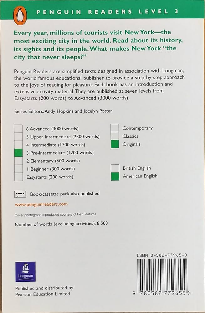 Amazon | *NEW YORK PGRN3 (Penguin Readers (Graded Readers