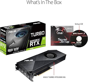 Amazon | ASUS NVIDIA Turbo RTX 2080 8GB GDDR6 HDMI/2DisplayPort
