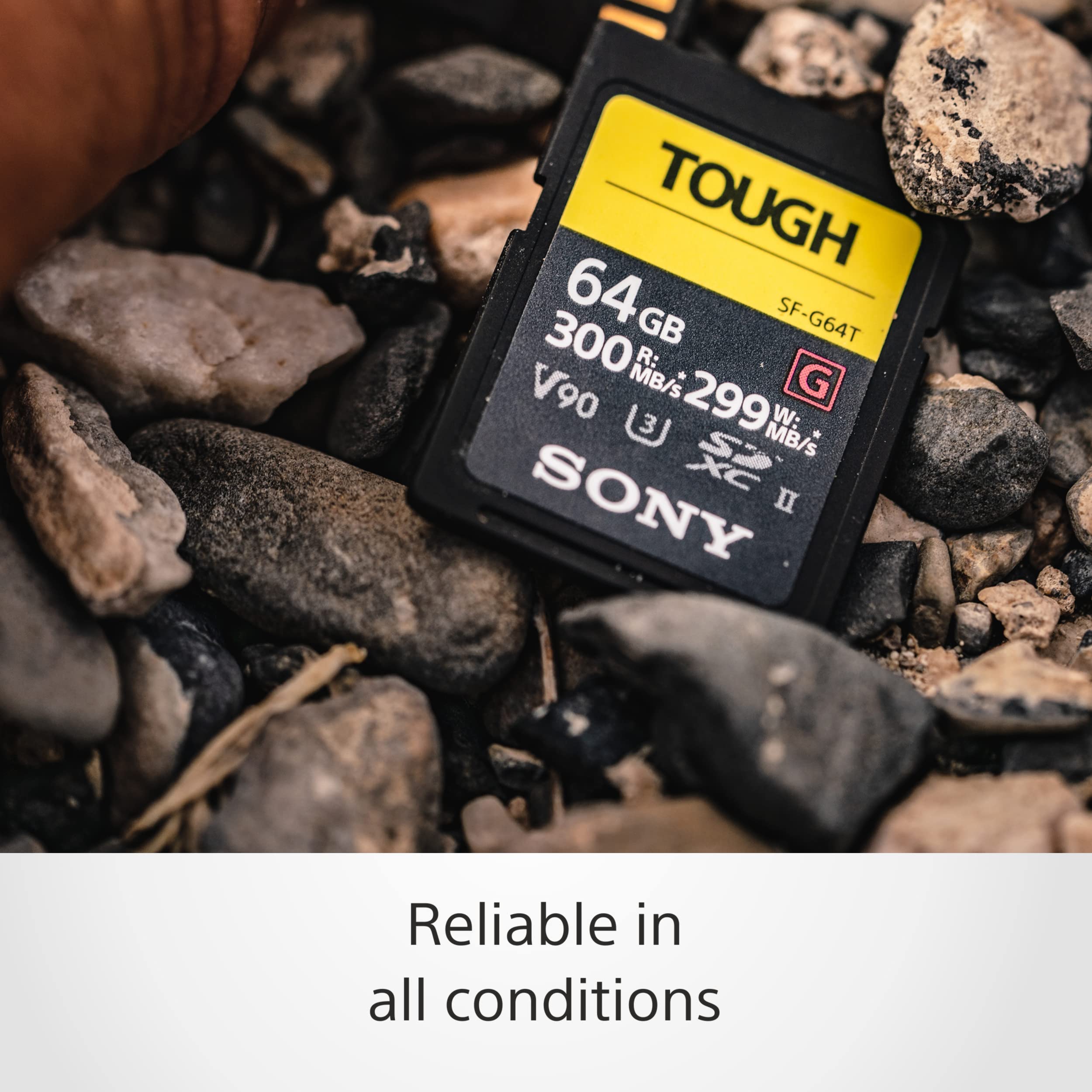 Amazon.com: Sony TOUGH-G series SDXC UHS-II Card 64GB, V90, CL10