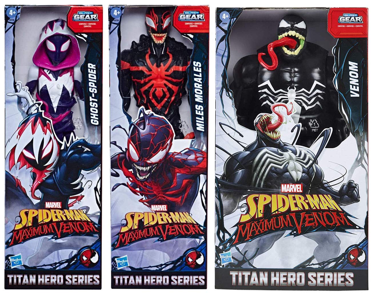 Amazon.co.jp: スパイダーマン マーベル 3個セット タイタンヒーロー