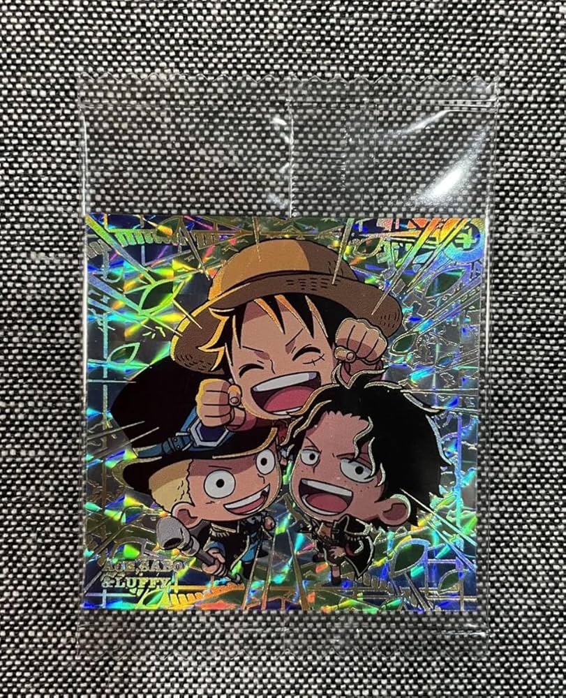 Amazon.co.jp: ワンピース 大海賊シール ウエハース LOG.4 エース