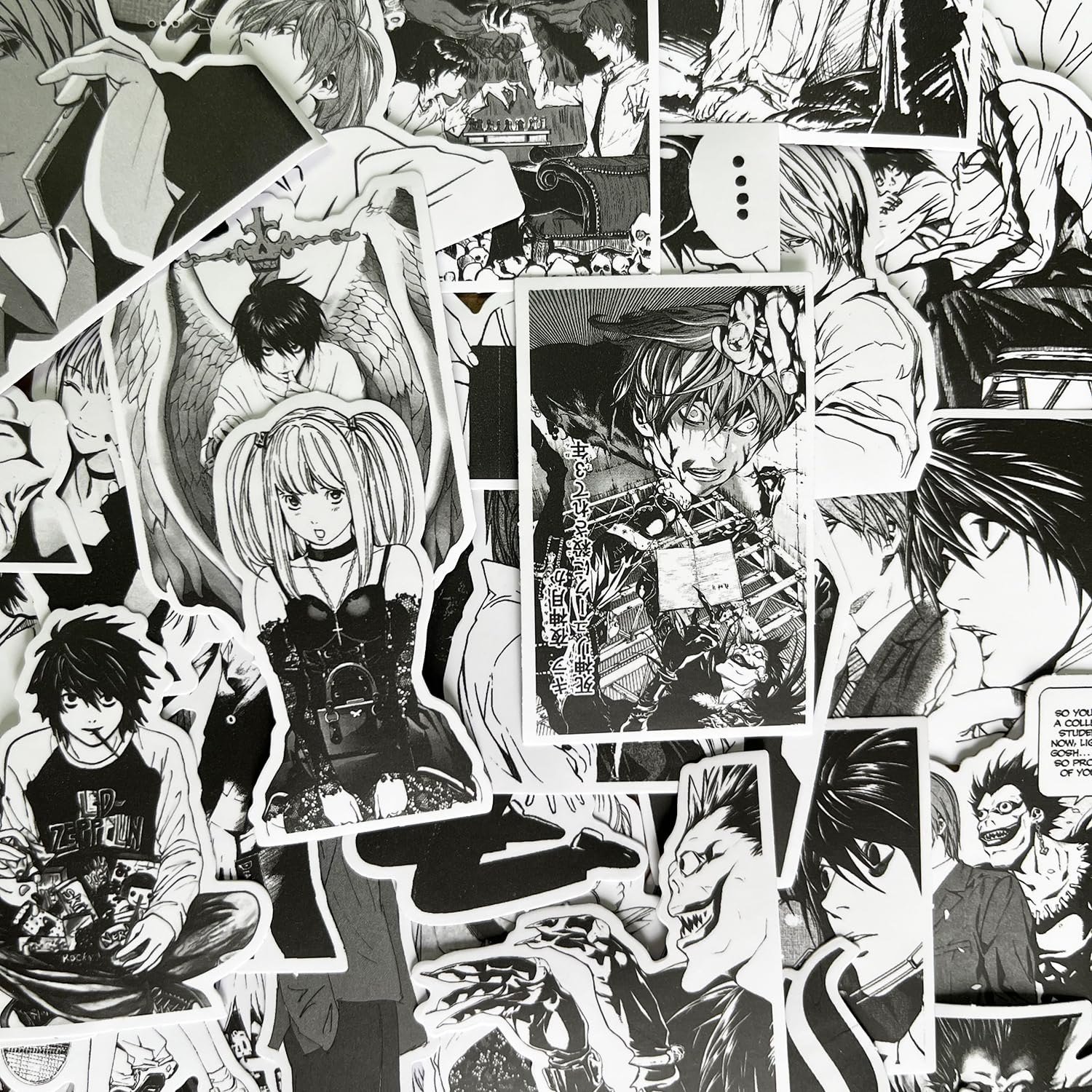 Amazon.co.jp: デスノート ステッカー 60枚セット アニメキャラクター