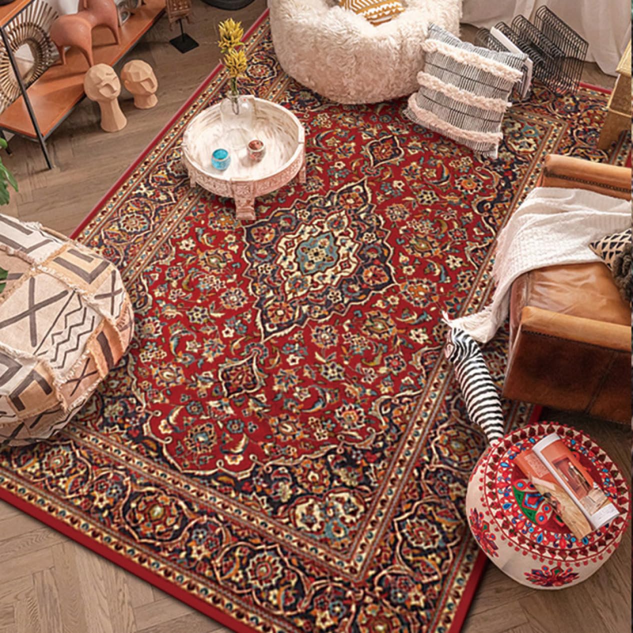 Amazon｜カーペット 3畳 ペルシャ絨毯風 ラグ マット ロイヤルパレス