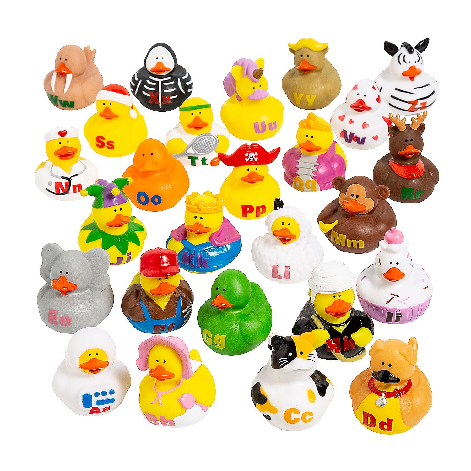 Rin Abc's Rubber Duckies, Set of 26 : Amazon.ca: Toys & Games