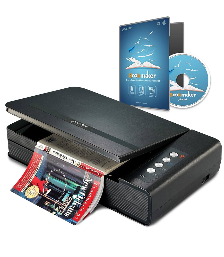 Plustek OpticBook 4900 ブックスキャナー 【公式通販】