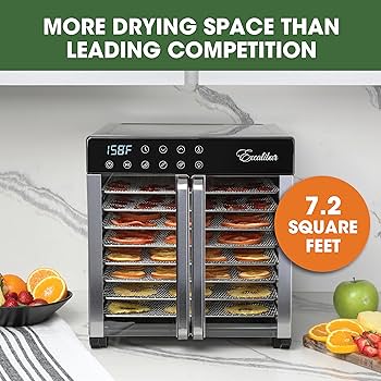 Amazon.com: Excalibur Food Dehydrator 8-Tray for Jerky, Fruit