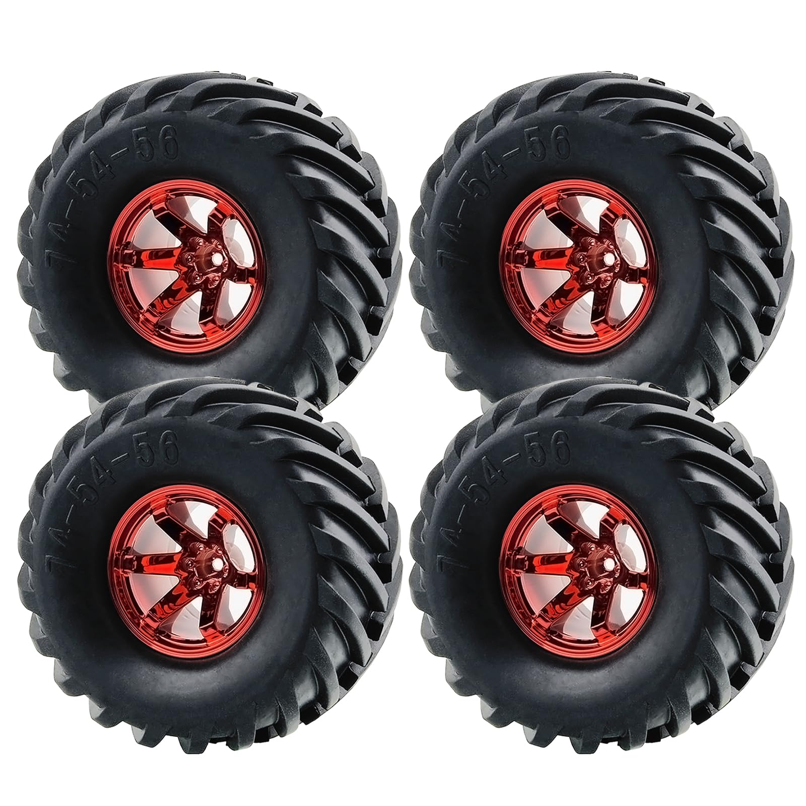 Amazon.co.jp: 4本 1/10 RCカー ラジコン タイヤ4個セット オフロード