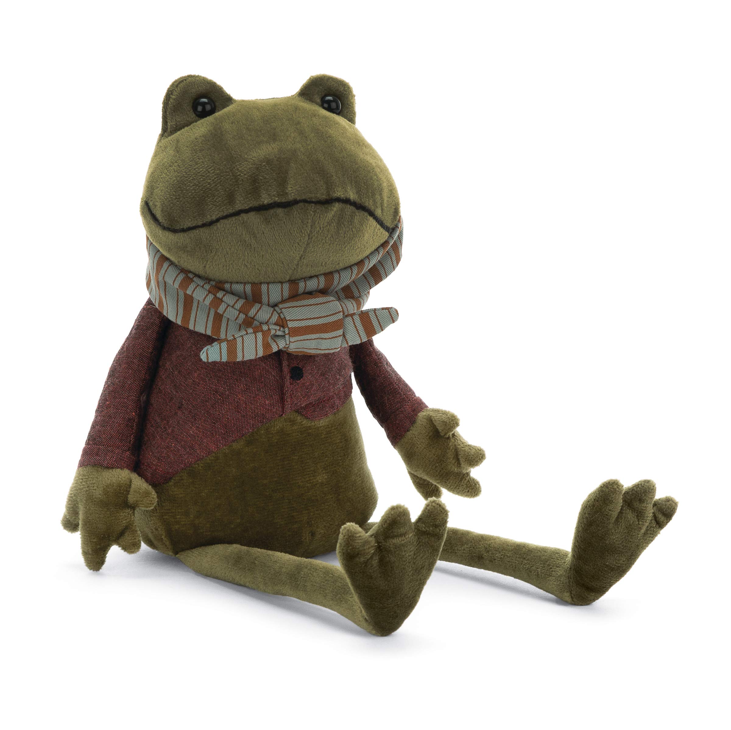 Amazon.co.jp: Jellycat リバーサイド ランブラー カエル ぬいぐるみ