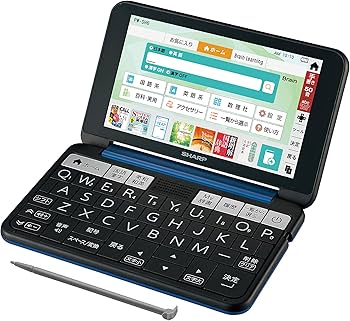 Amazon | シャープ カラー電子辞書 Brain 高校生モデル ネイビー系