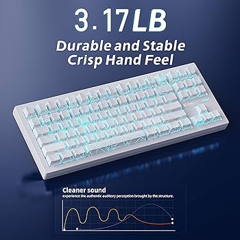 Amazon.com: ZORNHER ZH870 Wireless Gaming Mechanical Keyboard,80