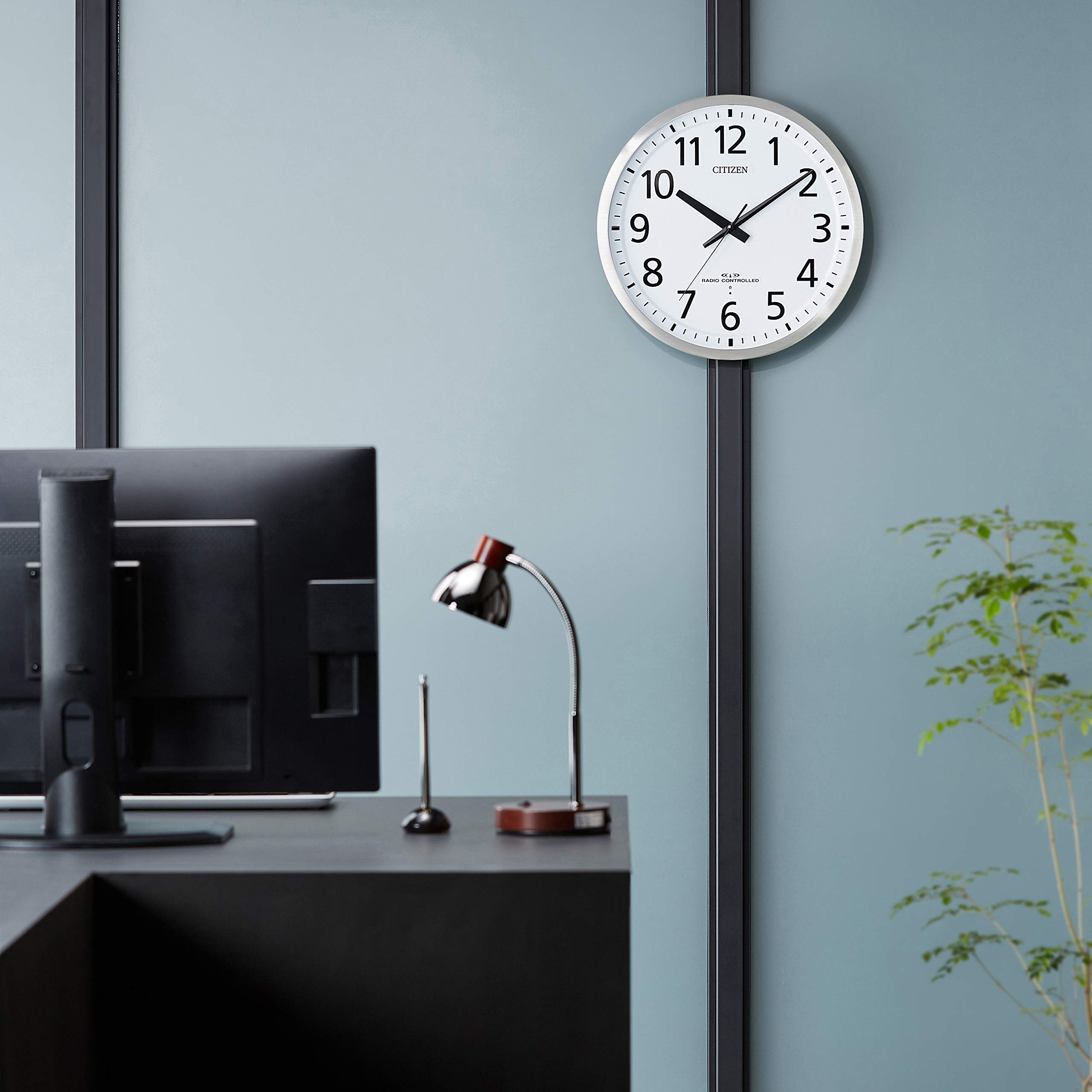 Amazon.co.jp: CITIZEN (シチズン) 掛時計 スペイシーM463 電波時計