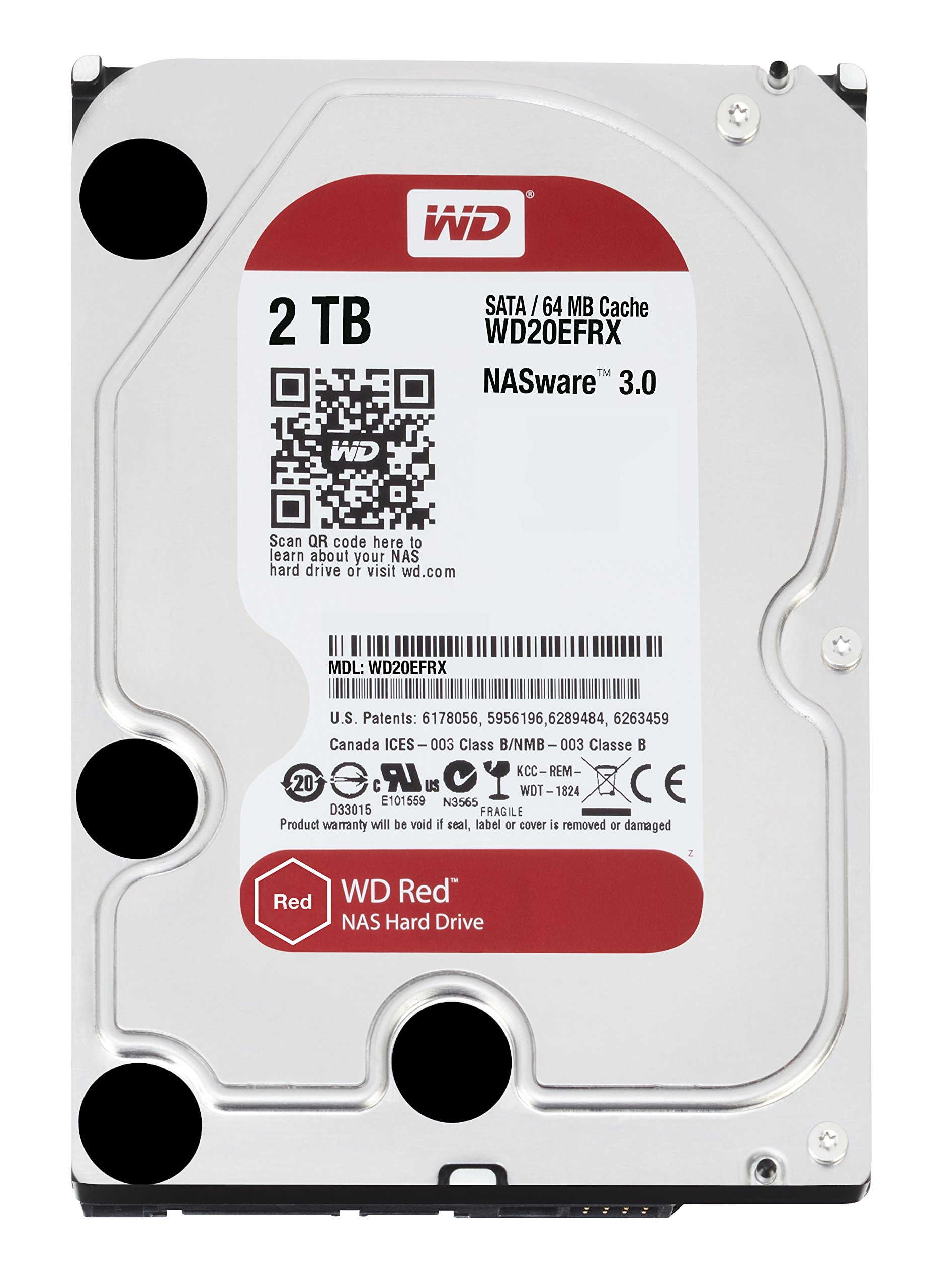 Amazon.com: Western Digital WD 2TB SATA 6Gbs 64MB Red Drive