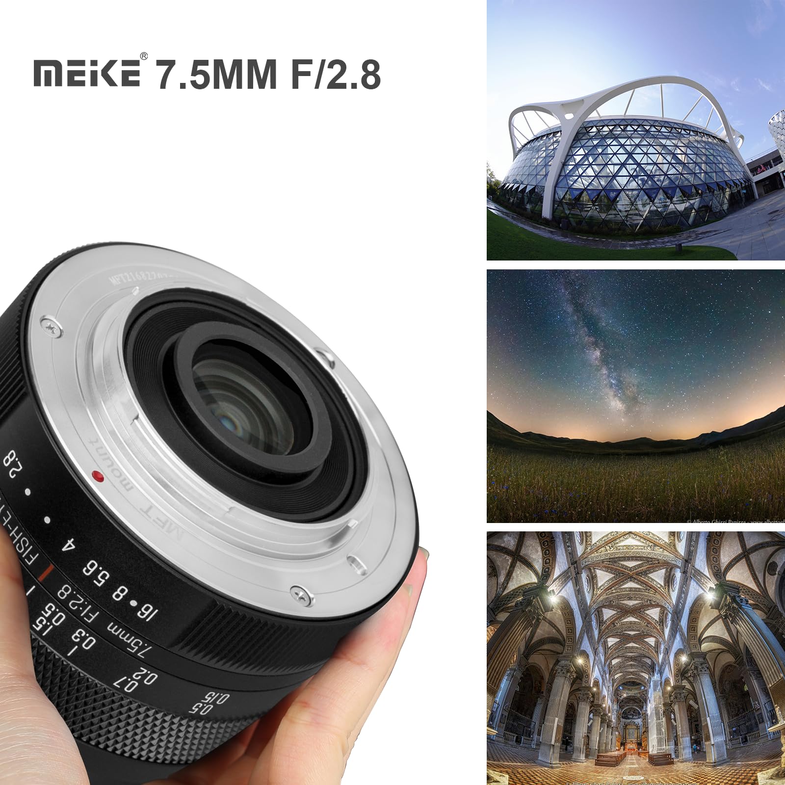 Amazon.com : Meike 7.5mm F2.8 Large Aperture Ultra Wide Circular