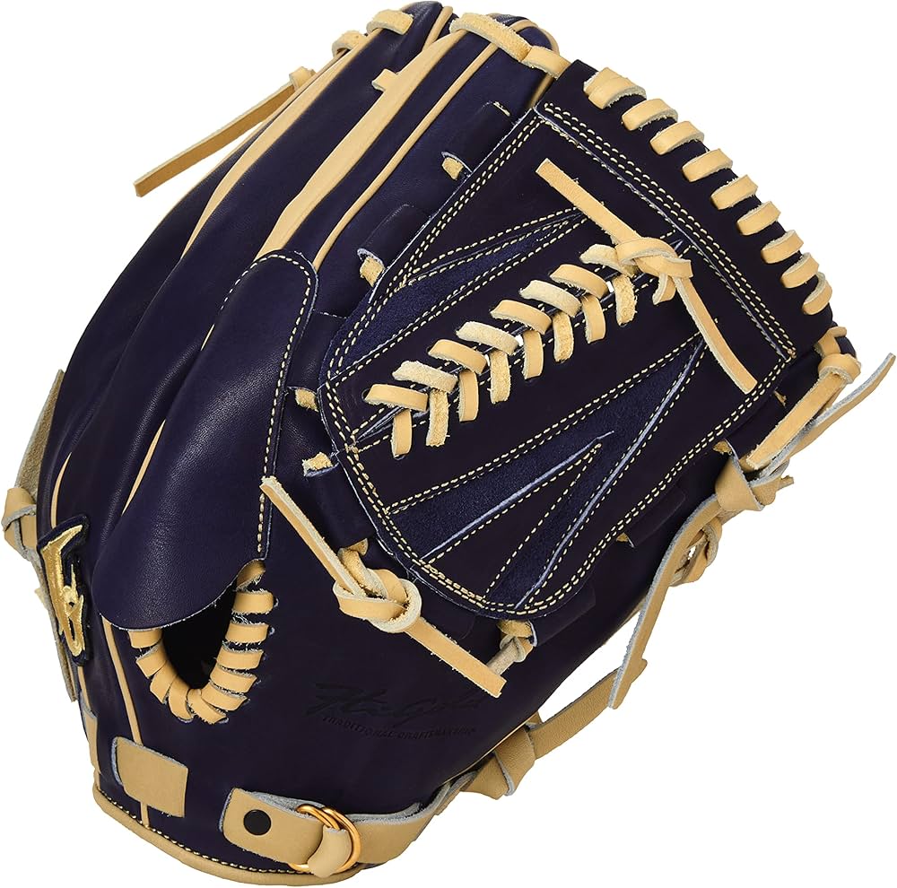 ハイゴールド 軟式グローブ ネイビー/ベージュ ハイゴールド 軟式