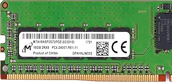 MICRON 16GB PC4-2400T-R DDR4 Registered ECC 2RX8 Memory