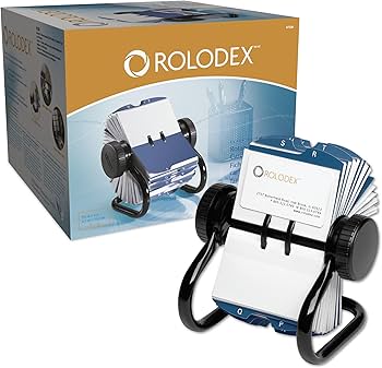 Amazon | ROLODEX BUSINESS FILE BLACK 400CAP 67236 [並行輸入品
