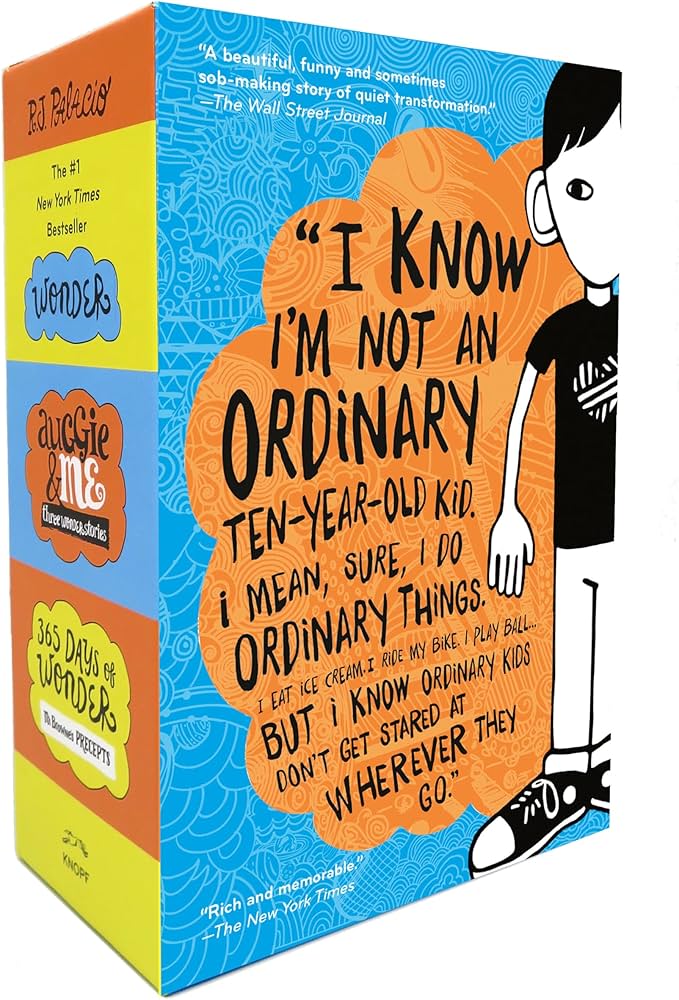 Wonder, Auggie & Me, 365 Days of Wonder boxed set: Palacio, R. J.