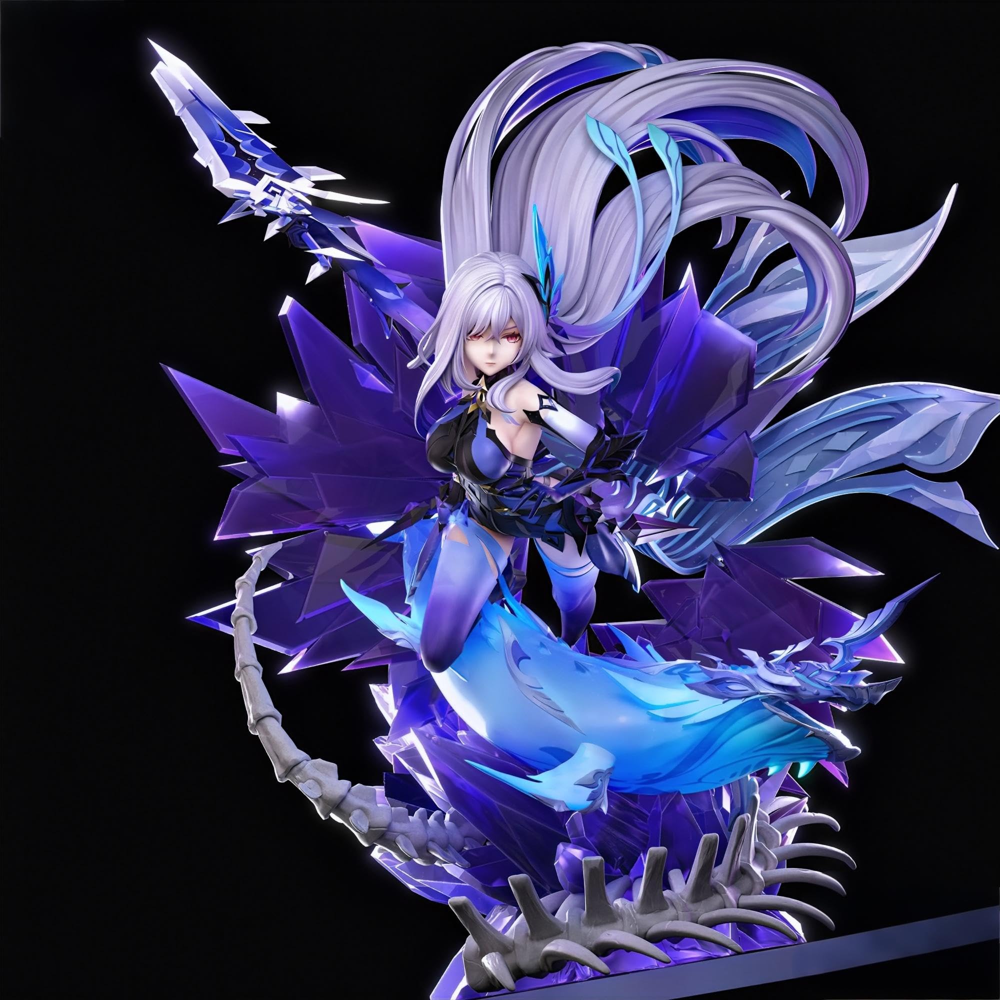 Amazon.co.jp: 原神 絲柯克劍客 スカーク フィギュア ガレージキット