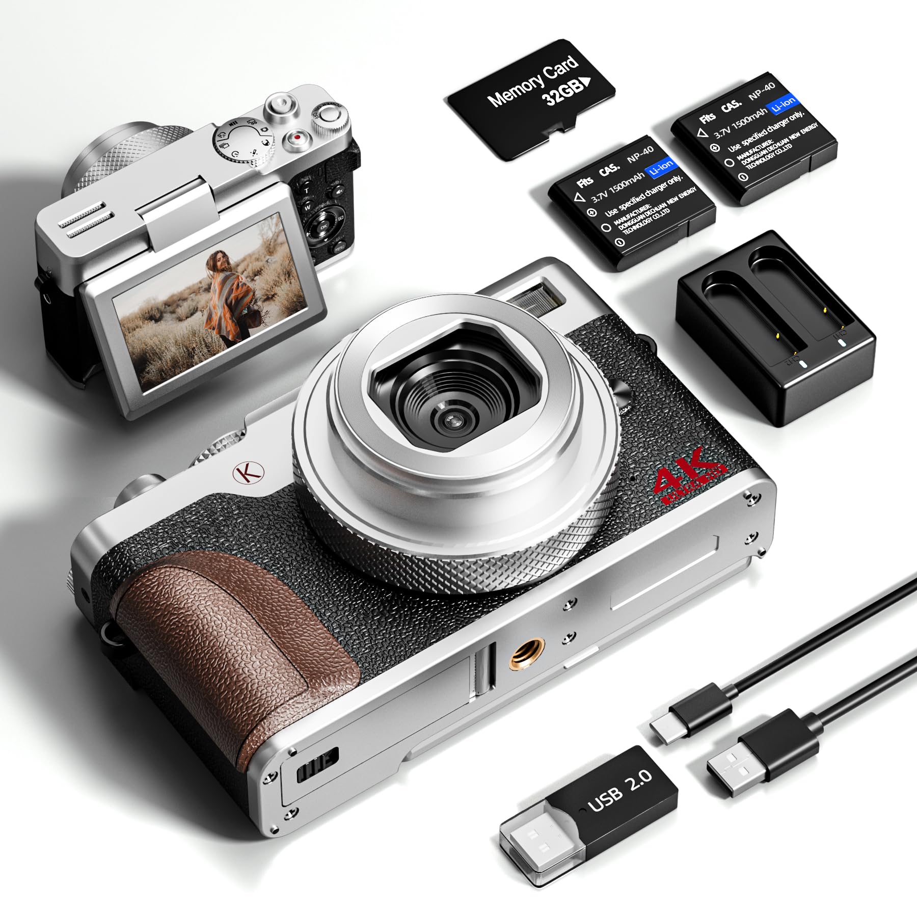 Amazon | NBD 4K 5600万画素デジタルカメラ 16倍ズーム AF 機能付き