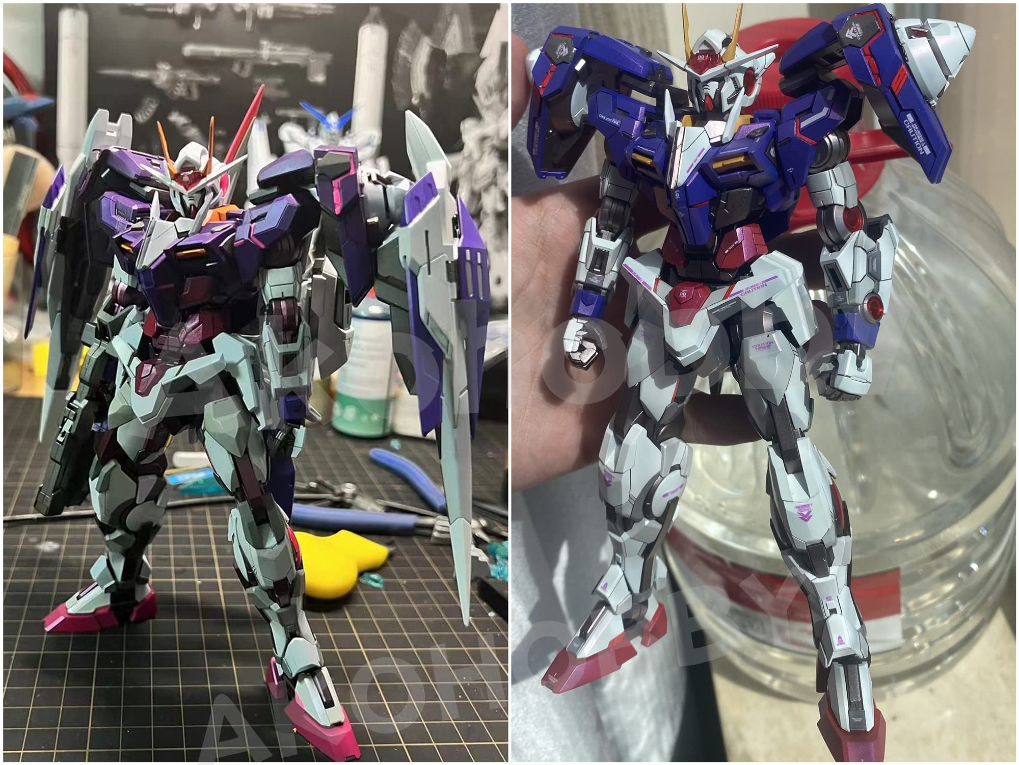Amazon | MG 1/100 本体 ダブルオーライザー レジン 改造 キット