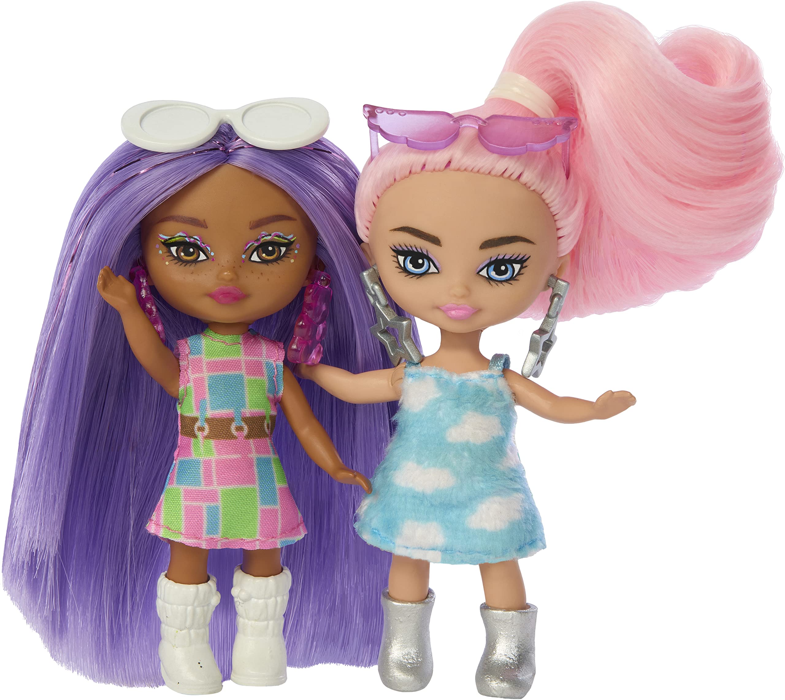 Amazon.co.jp: バービー エクストラミニミニ人形 5個パック 小さな人形