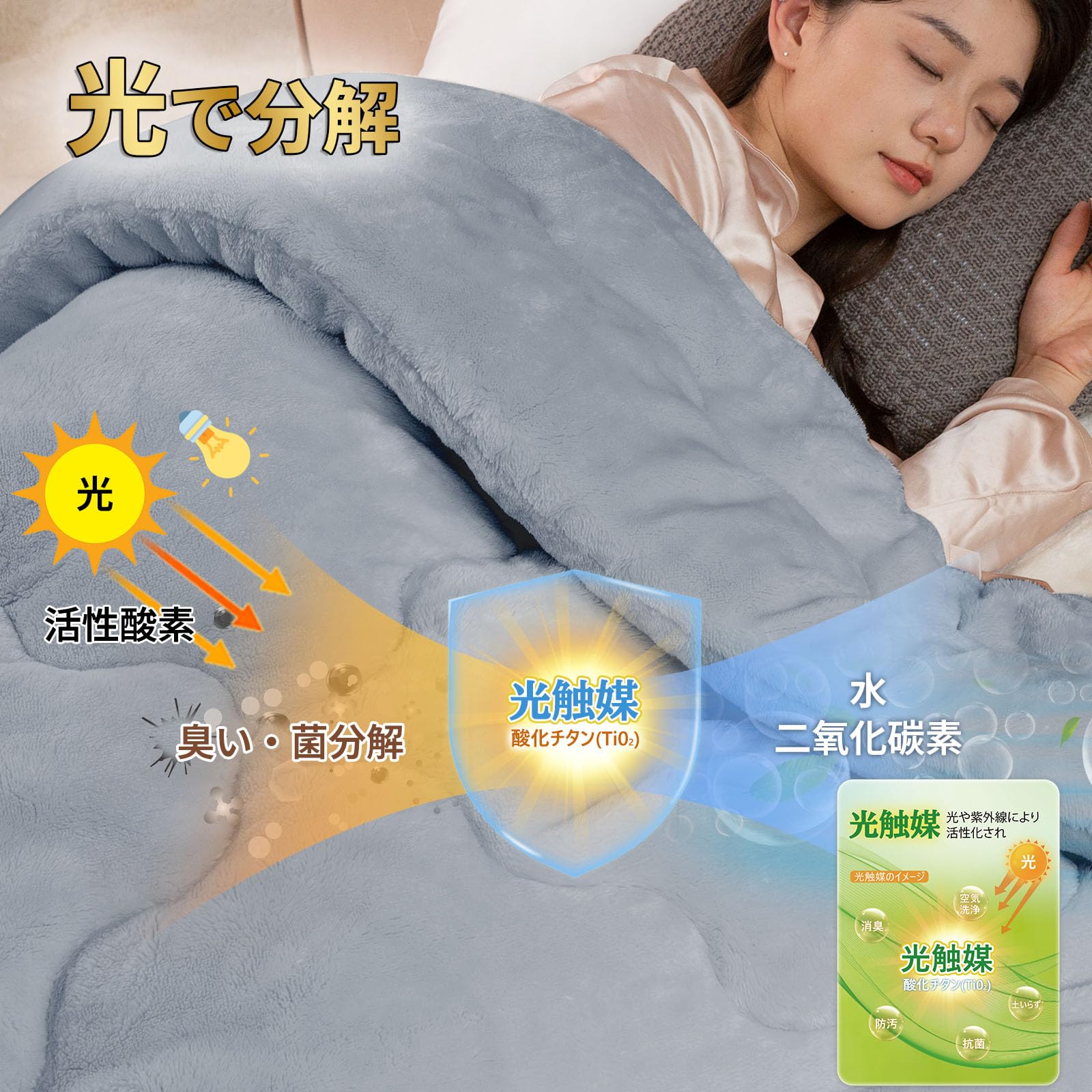 Amazon｜【極上暖・帝人TEIJINマイティトップ綿使用】 掛け布団