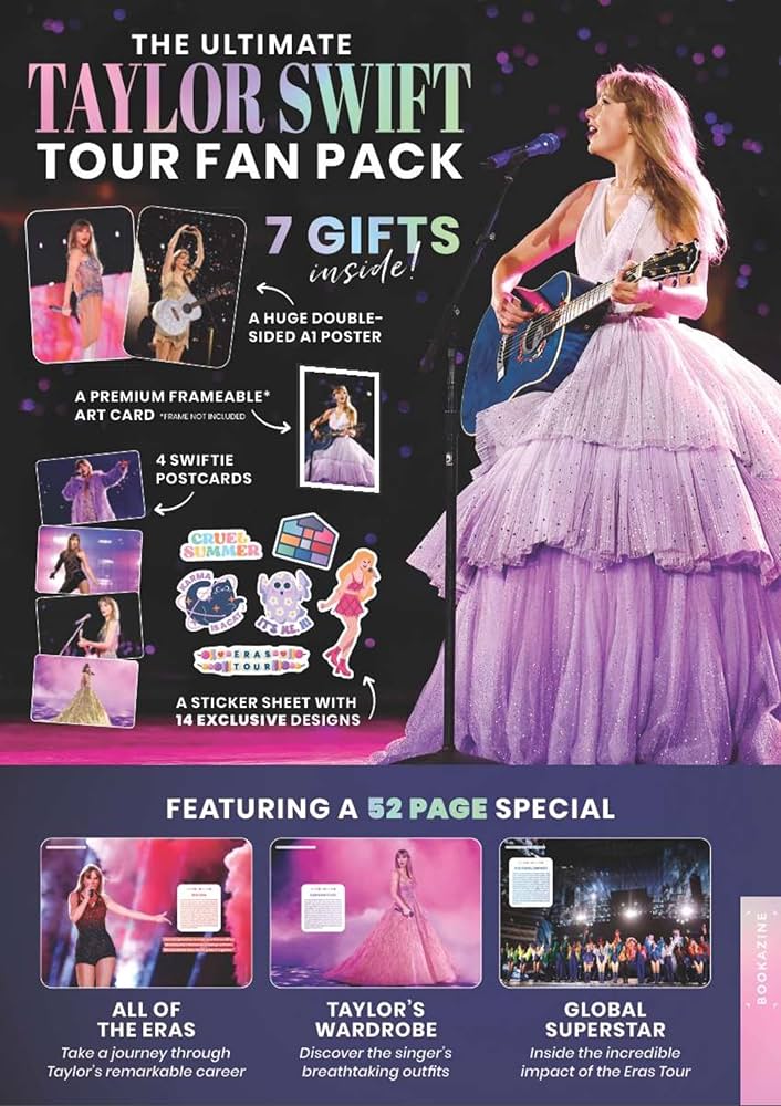 The Ultimate Taylor Swift Tour Fan Pack - comes with stickers